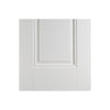 White Fire Door, Eindhoven 1 Panel Door - 1/2 Hour Rated - White Primed