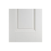 White Fire Door, Eindhoven 1 Panel Door - 1/2 Hour Rated - White Primed