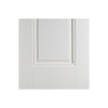 White Fire Door, Eindhoven 1 Panel Door - 1/2 Hour Rated - White Primed