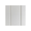 White Fire Door, Eindhoven 1 Panel Door - 1/2 Hour Rated - White Primed