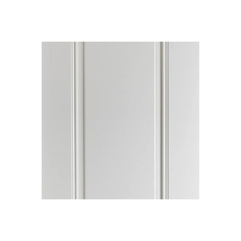 White Fire Door, Eindhoven 1 Panel Door - 1/2 Hour Rated - White Primed