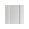 Eindhoven 1 Panel Single Evokit Pocket Door Detail - White Primed