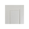 White Fire Door, Eindhoven 1 Panel Door - 1/2 Hour Rated - White Primed