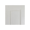 Eindhoven 1 Panel Single Evokit Pocket Door Detail - White Primed