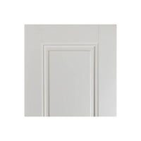 Eindhoven 1 Panel Single Evokit Pocket Door Detail - White Primed