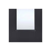 Eindhoven Black Primed Door Pair - Clear Glass