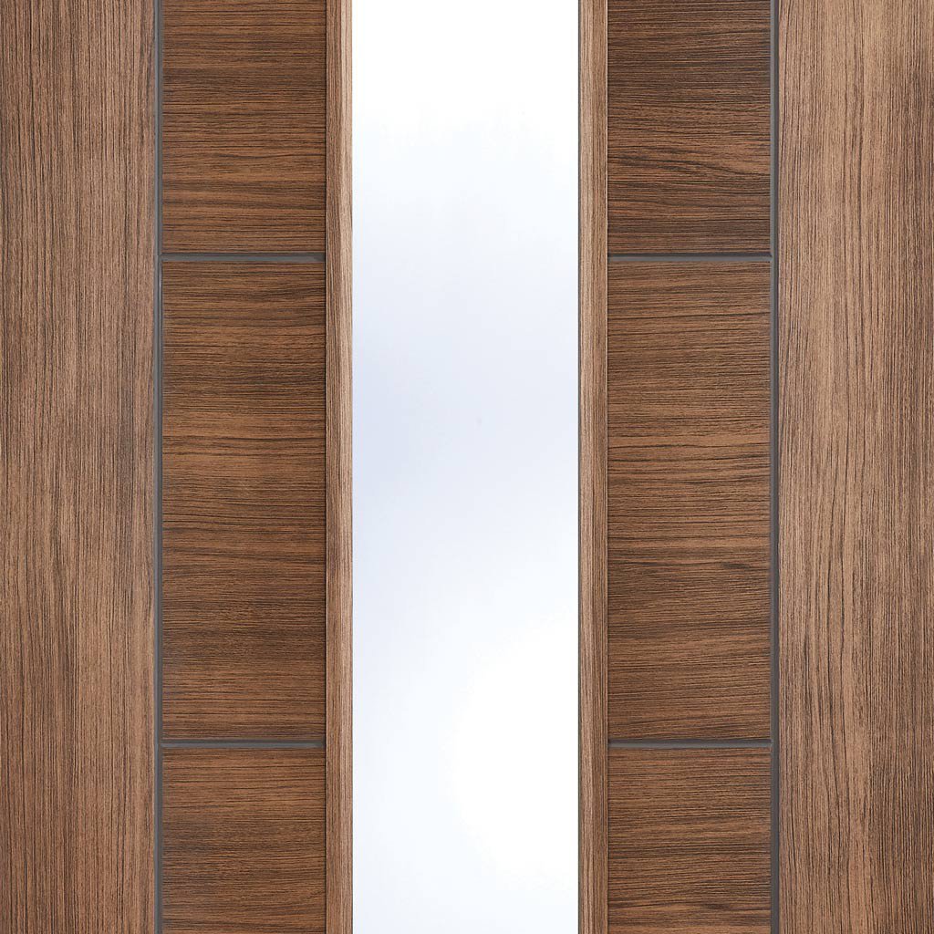 Laminate contemporary style interior door