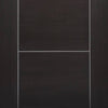 Laminate Vancouver Dark Grey Door Pair - Prefinished