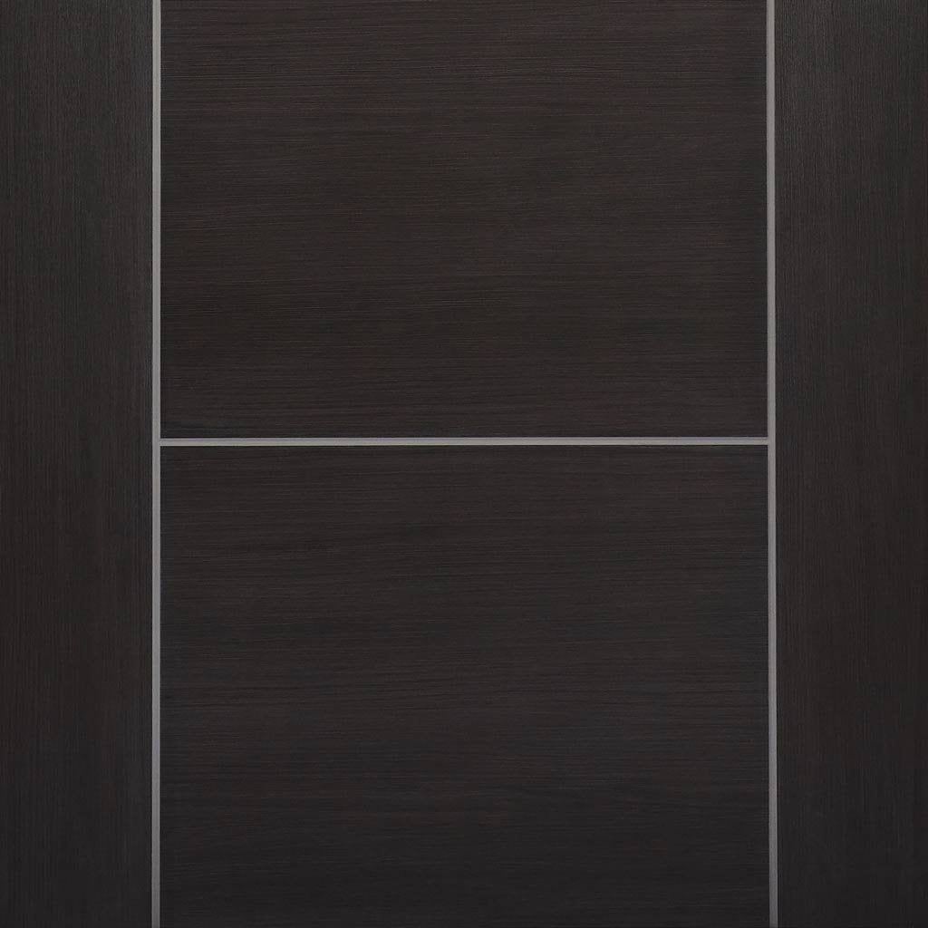 Laminate Vancouver Dark Grey Door Pair - Prefinished