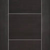 LPD Joinery Laminate Vancouver Dark Grey Fire Door Pair - 1/2 Hour Fire Rated - Prefinished