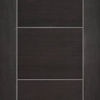 LPD Joinery Laminate Vancouver Dark Grey Fire Door Pair - 1/2 Hour Fire Rated - Prefinished
