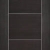 LPD Joinery Laminate Vancouver Dark Grey Fire Door Pair - 1/2 Hour Fire Rated - Prefinished