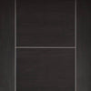 Laminate Vancouver Dark Grey Single Evokit Pocket Door Detail - Prefinished