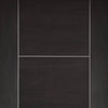 Laminate Vancouver Dark Grey Single Evokit Pocket Door Detail - Prefinished