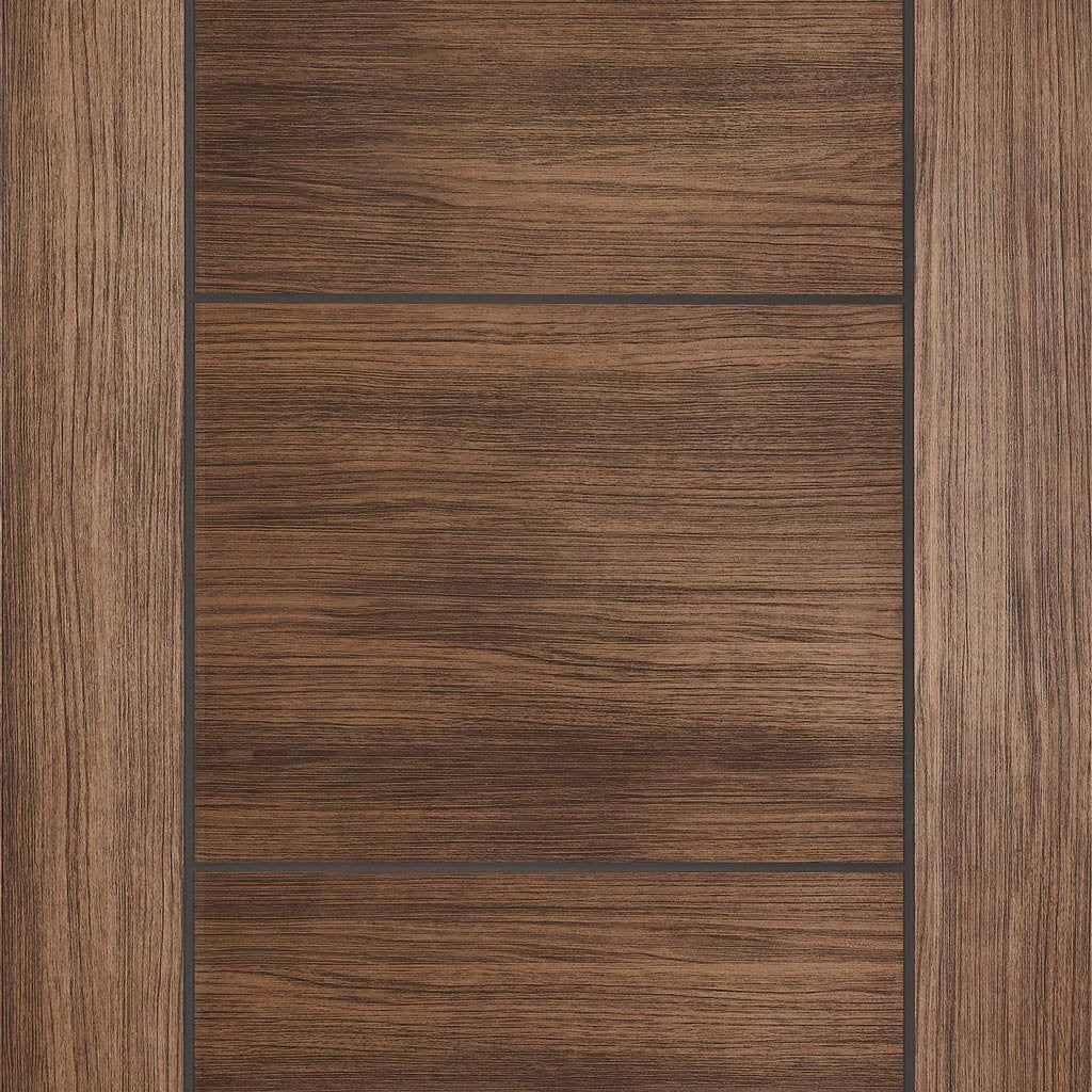 Laminate Vancouver Walnut Door Pair - Prefinished
