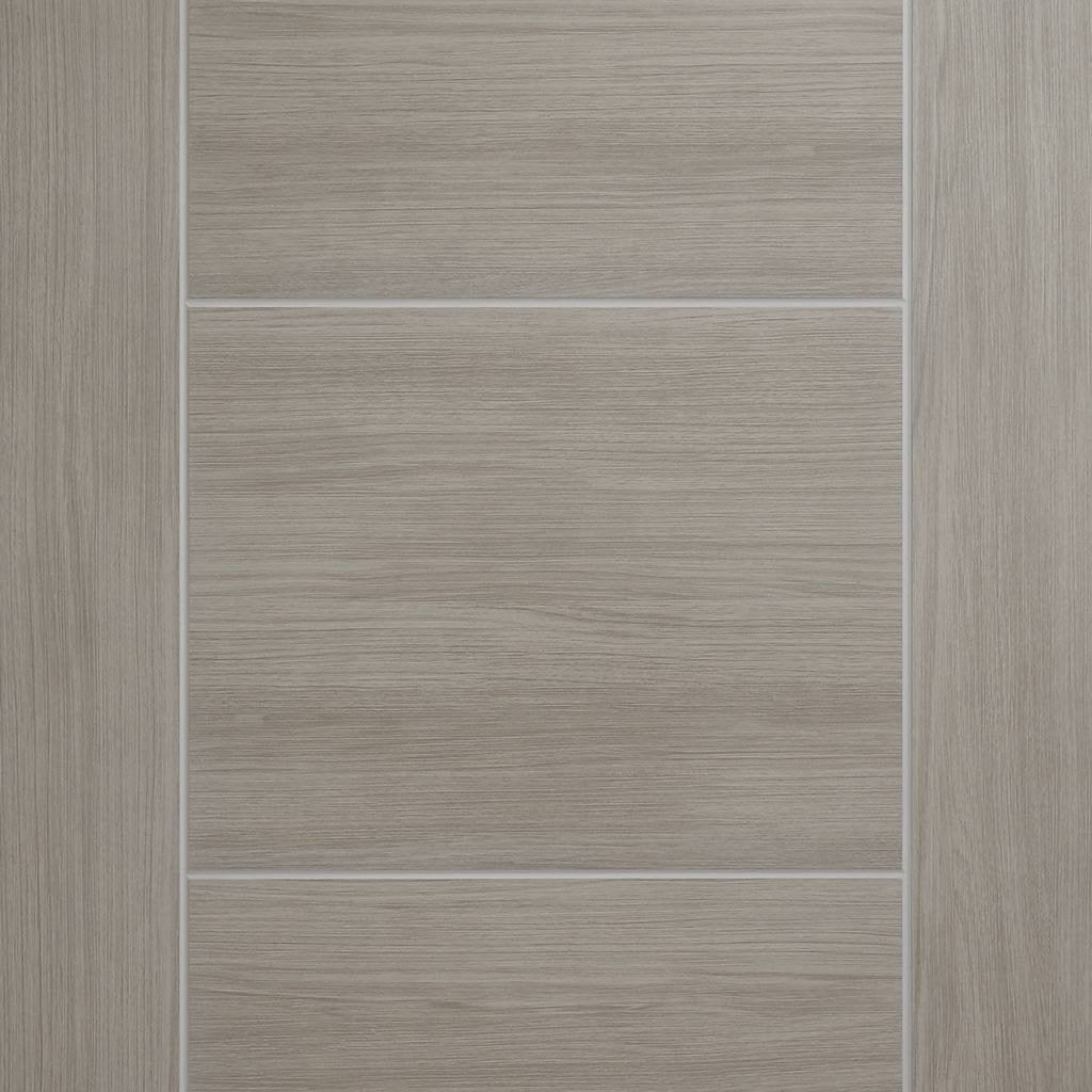 Laminate Vancouver Light Grey Door Pair - Prefinished