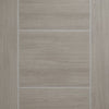 LPD Joinery Laminate Vancouver Light Grey Fire Door Pair - 1/2 Hour Fire Rated - Prefinished