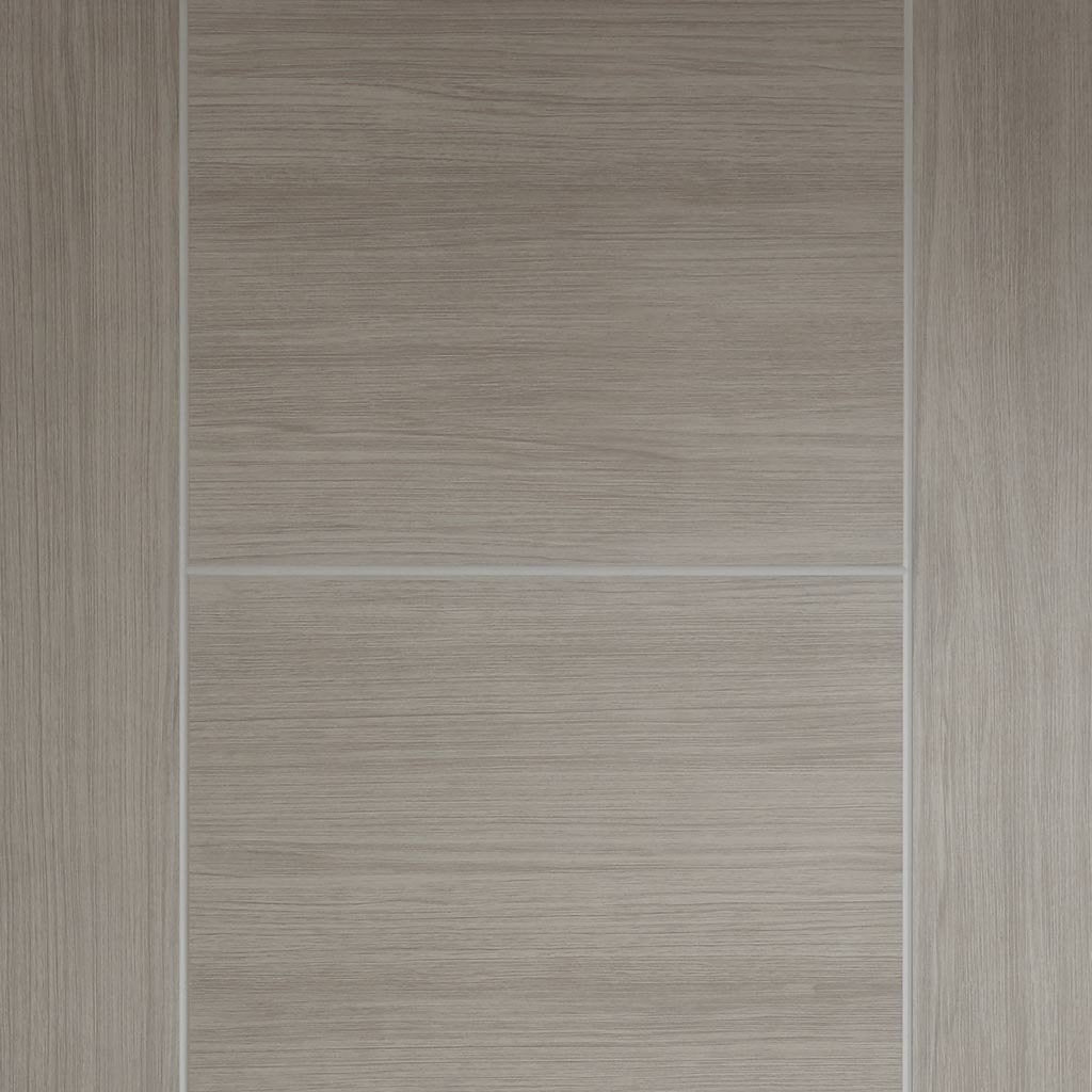 Modern flush grey colour interior door