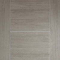 Modern flush grey colour interior door