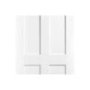 London 4 Panel Single Evokit Pocket Door Detail - White Primed