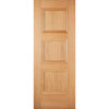 Fire Door, Amsterdam 3 Panel Oak - 1/2 Hour Fire Rated - Prefinished