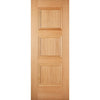 LPD Joinery Amsterdam 3 Panel Oak Fire Door Pair - 1/2 Hour Fire Rated - Prefinished