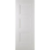 LPD Joinery Amsterdam 3 Panel Fire Door Pair - 1/2 Hour Fire Rated - White Primed