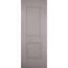Arnhem 2 Panel Grey Primed Single Evokit Pocket Door