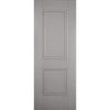 ThruEasi Grey Room Divider - Arnhem 2 Panel Primed Unfinished Door Pair with Full Glass Sides