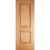 Arnhem 2 Panel Oak Single Evokit Pocket Door - Prefinished