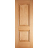 arnhem 2 panel oak door prefinished