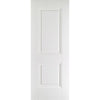 White Fire Door, Arnhem 2 Panel Door - 1/2 Hour Rated - White Primed