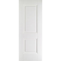 White Fire Door, Arnhem 2 Panel Door - 1/2 Hour Rated - White Primed