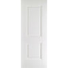 White Fire Door, Arnhem 2 Panel Door - 1/2 Hour Rated - White Primed