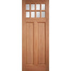 Part L Compliant Newbury Oak Door - Frosted Double Glazing - Warmerdoor Style, From LPD Joinery