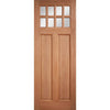 Part L Compliant Newbury Oak Door - Frosted Double Glazing - Warmerdoor Style, From LPD Joinery