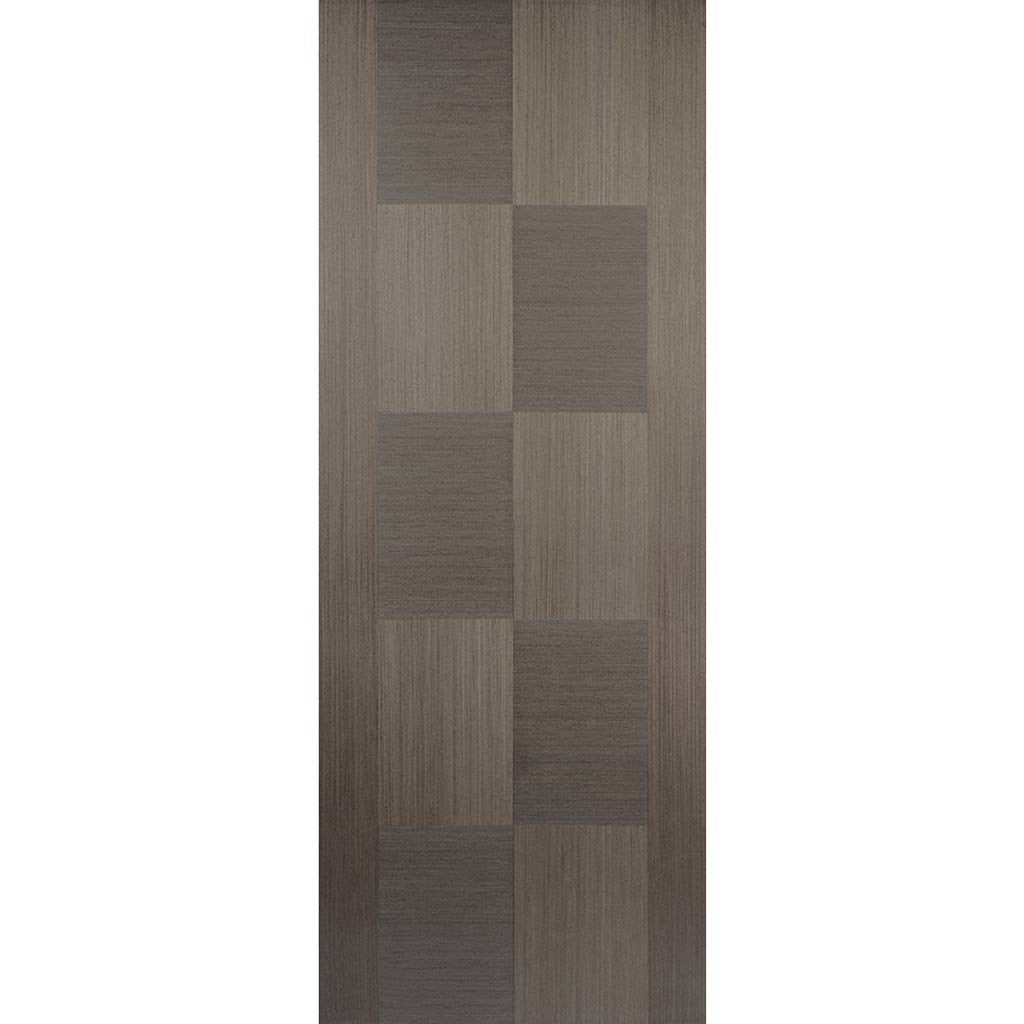 LPD Joinery Bespoke Fire Door, Apollo Chocolate Grey Flush - 1/2 Hour Fire Rated - Prefinished