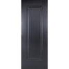 Eindhoven 1 Panel Black Primed Fire Door - 1/2 Hour Fire Rated