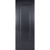 Eindhoven 1 Panel Black Primed Single Evokit Pocket Door