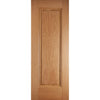 Fire Door, Eindhoven 1 Panel Oak - 1/2 Hour Fire Rated - Prefinished