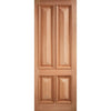 Islington 4 Panel Exterior Hardwood Door, From LPD Joinery