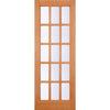SA77 External Hardwood Door - Clear Glass, From LPD Joinery