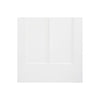 White Fire Door, Reims Diamond 5 Panel Door - 1/2 Hour Rated - White Primed