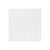 White Fire Door, Reims Diamond 5 Panel Door - 1/2 Hour Rated - White Primed