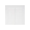 White Fire Door, Reims Diamond 5 Panel Door - 1/2 Hour Rated - White Primed