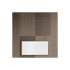 Bespoke Apollo Chocolate Grey 3L Door Pair - Clear Glass - Prefinished