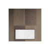 Six Folding Doors & Frame Kit - Apollo 3 Pane Chocolate Grey 3+3 - Clear Glass - Prefinished