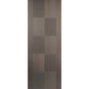 LPD Joinery Bespoke Fire Door Pair, Apollo Chocolate Grey Flush Pair - 1/2 Hour Fire Rated - Prefinished