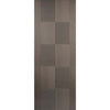 Three Folding Doors & Frame Kit - Apollo Flush Chocolate Grey 2+1 - Prefinished