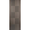 LPD Joinery Apollo Chocolate Grey Flush Door Pair - 1/2 Hour Fire Rated - Prefinished